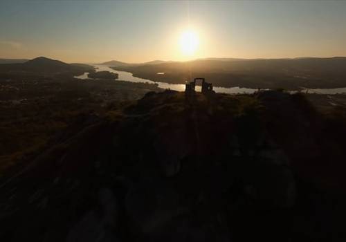 Promocional de Vila Nova de Cerveira e Lovelhe vista do ar