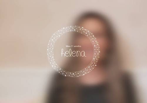 Realize Kids de Depoimentos 1 ano Heleninha