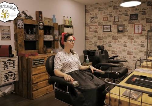 Promocional de Vintage Barber shop