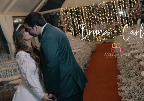 Casamento de Bruna e Carlos em um castelo