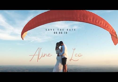Filmes de casamento de Aline e Leo - Save the date