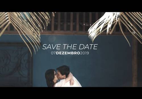 Filmes de casamento de Gabriela e Bruno | Save the date