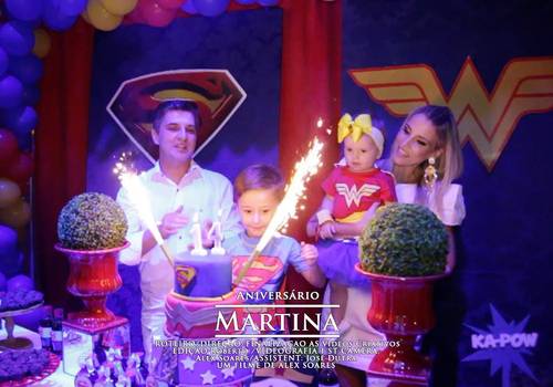 Filmagem de festa Infantil de Filmagem do Aniversário | Martina | Balneário Camboriú