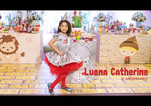 Aniversários de Luana Catherine 6 Anos 