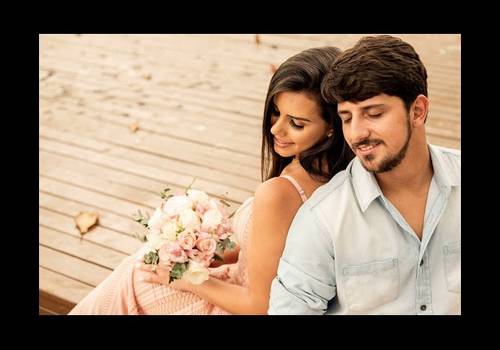 Ensaio de casais de Fernanda e Pedro