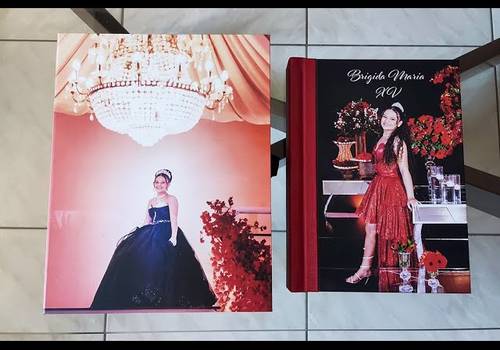 Debutante de Album debutante Brigida ( Panorâmico 30x45 com caixa prime fotografica personalizada )