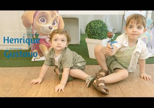 Aniversários de Henrique 3 Anos e Gustavo 1 Ano Trailer