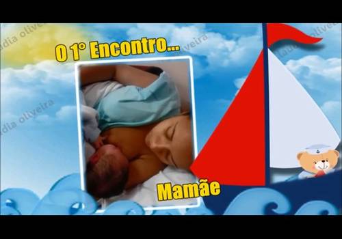 Vídeos de Retrospectiva Animada 1 Ano Tema Ursinho Marinheiro. (Pedro Felipe)
