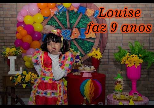 Aniversário de Louise 9 anos