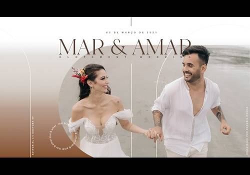 Casamentos de Elopement Wedding - Kevelyn e Allan - Mar & Amar