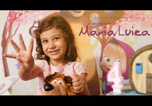 Aniversários de Maria Luiza 4 Anos
