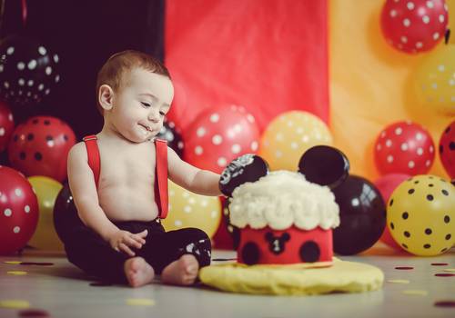 Bebes y niños de Smash cake Tomás