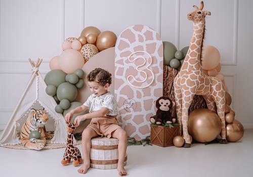 Bday de Ensaio Bday Safari - 3 aninhos do Gian