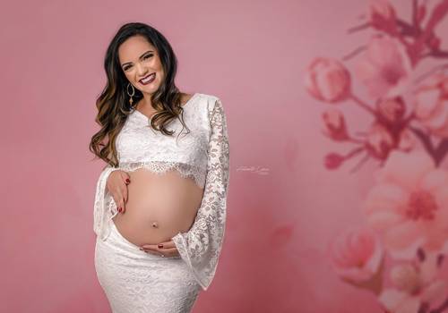 Gestante de Ensaio Gestante Cíntia