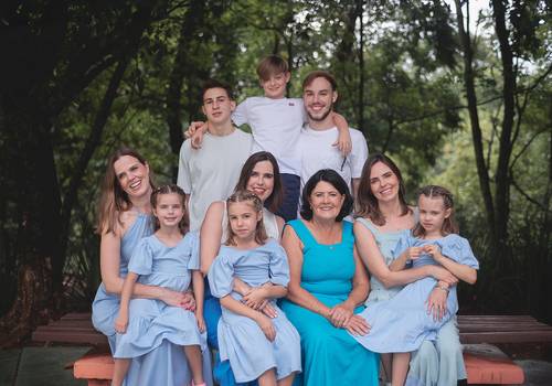 Família e Gestantes de Cristina e Família