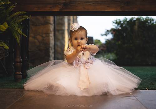 Bebês e Crianças de Batizado Maria Fernanda