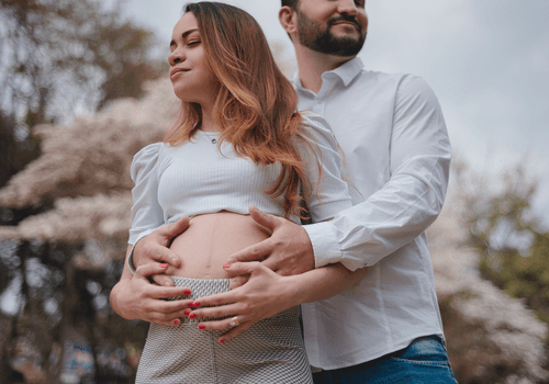 Família e Gestantes de Mamãe Pati e Papai Evando | Vem Laura!