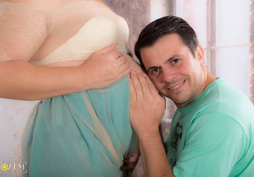 Gestante de Sandra - Ensaio Gestante Estúdio