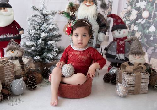 Ensaios Infantil de Giovanna - Natal