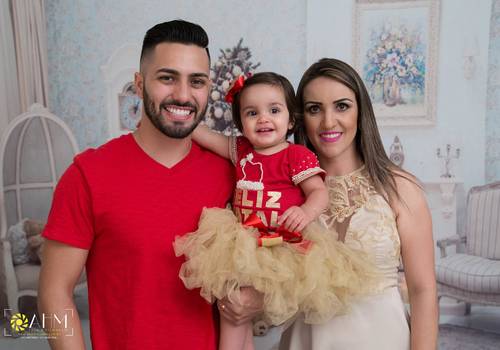 Ensaios Infantil de Valentina - Ensaio Natal