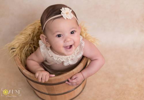 Ensaios Infantil de Isabela - 5 Meses