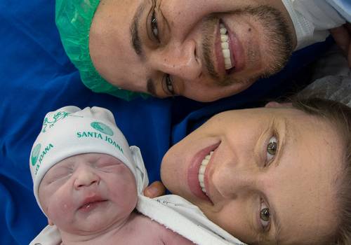 Parto de Fotografia de Parto - Diana e Binho - A chegada do Benjamin