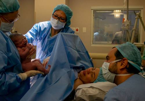 Parto de Fotografia de Parto - A chegada do Davi