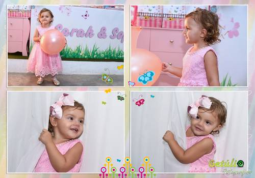 Aniversários de 2 Anos de Sarah e Sophia