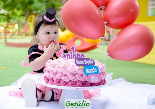 Ensaios - Infantil de Ensaio Smash 1 Ano de Dafne