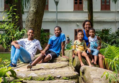 Ensaio de Família de Daiana e sua prole