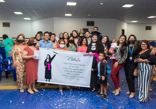 Formatura de Miga agora é contadora!