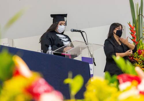 Formatura de Ser voz através dos números