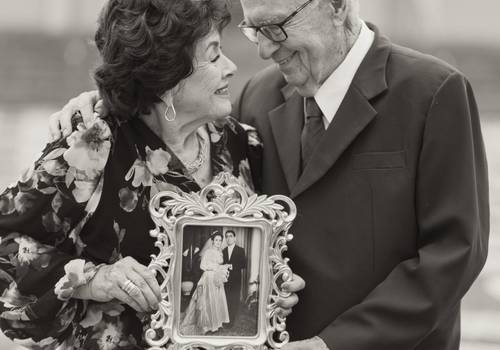 casal de ensaio de casal externo | bodas de diamante | hilda e antonio