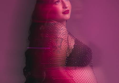 gestante de ensaio de gestante no estúdio | estela, manu e lucas