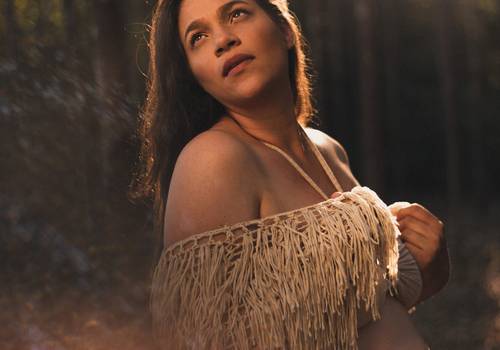 gestante de ensaio de gestante ao ar livre | nathanael