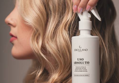 corporativo de ensaio corporativo no estúdio | produtos para cabelo | erculano beauty