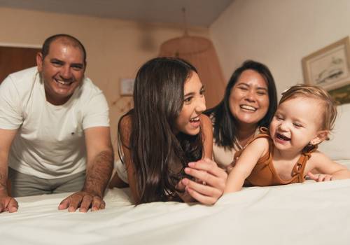 família de ensaio de família externo | karen, dadão, luz e maisa