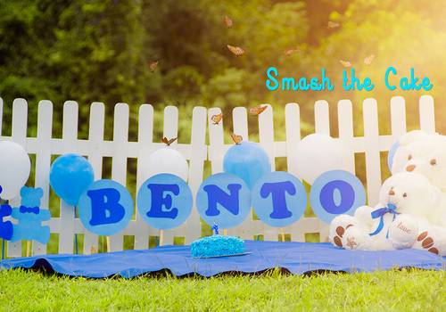 Família  de Smash the Cake   {Bento Elias}