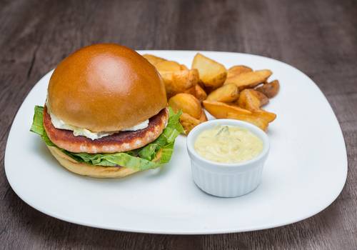 Fotografia Gourmet de Braseiro Burger 