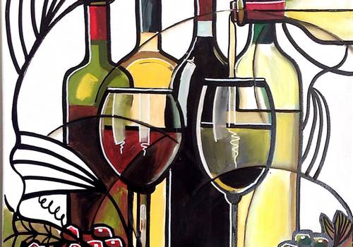 CUBISTAS de CUBISMO WINE 1  Trabalho protegido por lei (Proibida cópia total ou parcial)