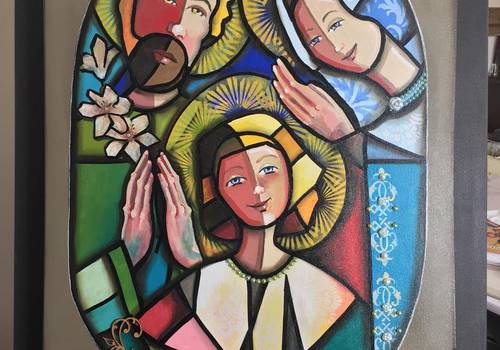 CUBISTAS de CUBISMO Sagrada Familia Tati e Will Trabalho protegido por lei (Proibida cópia total ou parcial)