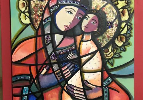 CUBISTAS de CUBISMO MADONA 1218 R   Trabalho protegido por lei (Proibida cópia total ou parcial)