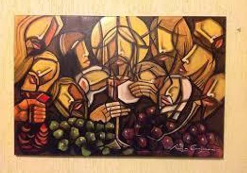 CUBISTAS de SANTA CEIA (Com certificado de procedência)(Proibida Copia Total ou Parcial)