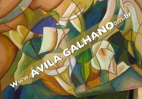 CUBISTAS de FLORES (COPOS DE LEITE) cubismo