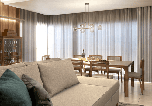 Render de Projeto Reforma Apartamento