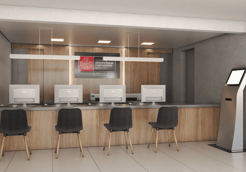 Render de Recepção Benê, Bauru