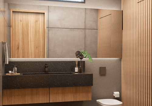 Render de Toilet Comercial