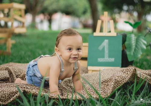 Infantil de Antônio - 1 ano (Smash the Cake)