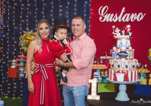 Aniversário de Aniversário Gustavo - 1 ano