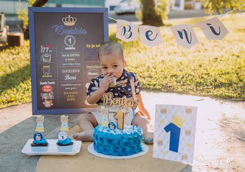 Infantil de Benício - Smash the Cake